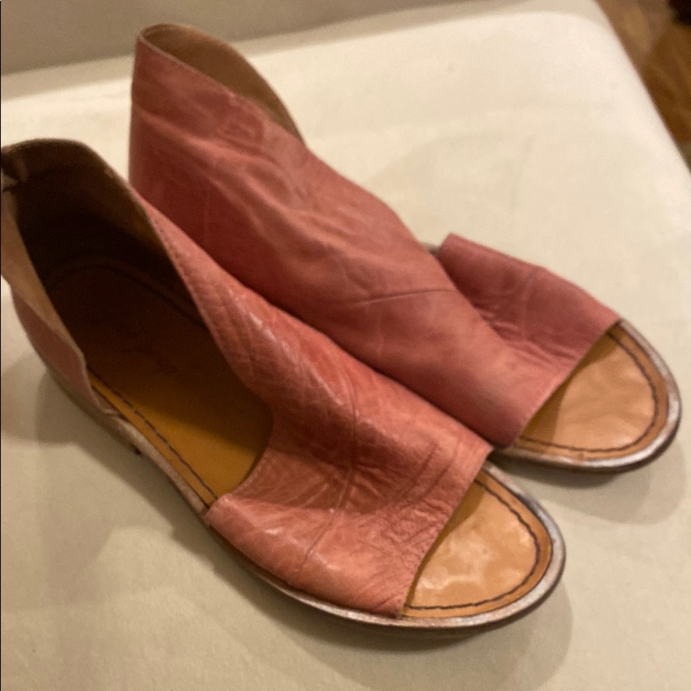 Free People Pink Open-Toe Sandals